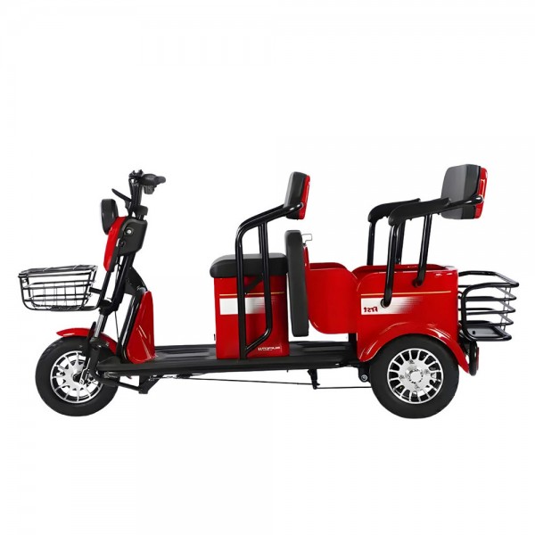 MYTS 3 Wheel Electric Tricycle Red