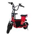 MYTS Electric Bike With Carry Bag Red