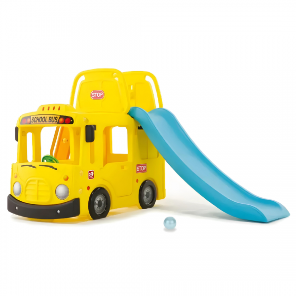 MYTS The Little Bus 3-in-1 Slide Play Set - Yellow