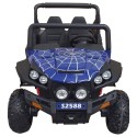 2 Seater Army Edition SUV Trunker Ride On 12V Blue