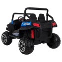 2 Seater Army Edition SUV Trunker Ride On 12V Blue