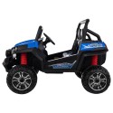 2 Seater Army Edition SUV Trunker Ride On 12V Blue