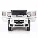 Ride On 12V 2 Seater Mercedes Benz 6 wheeler White