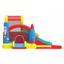 Myts Rocket design Inflatable Bounce Slide Water Park Bouncy Castle House 