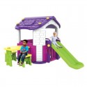 MYTS - Playhouse + Side Table & Chair + Slide Purple