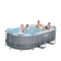 Bestway Power Steel Oval Above Ground Pool 427x250x100cm