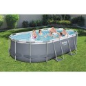 Bestway Power Steel Oval Above Ground Pool 427x250x100cm