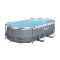 Bestway Power Steel Oval Above Ground Pool 427x250x100cm