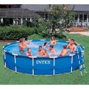 Intex 305 cm X 76 cm Round Metal Frame Pool 