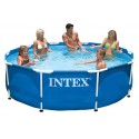 Intex 305 cm X 76 cm Round Metal Frame Pool 