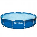 Intex 366 X 76 cm in Round Metal Frame Pool 