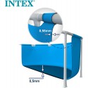 Intex  2.2m x 1.5m x 60cmMetal Frame Pool Set 