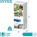 Intex  2.2m x 1.5m x 60cmMetal Frame Pool Set 