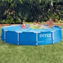 Intex 366X76 cm Pool Round Metal Frame Set 12ft 