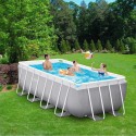 Intex 400x200x122cm Prism Frame Above Ground Swimming Pool 