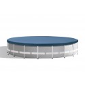 Intex (6.10m x 1.32m)  Prism Frame Pool Round with Filter Pump