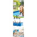 Intex Rectangular Metal Frame Pool 4.5 x 2.2 x 0.84 Meters