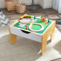 Kidkraft 2-in-1 Activity Table with Board - Gray & Natural