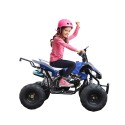 Myts  125cc Quad ATV Bike With Reverse For Kids - Blue