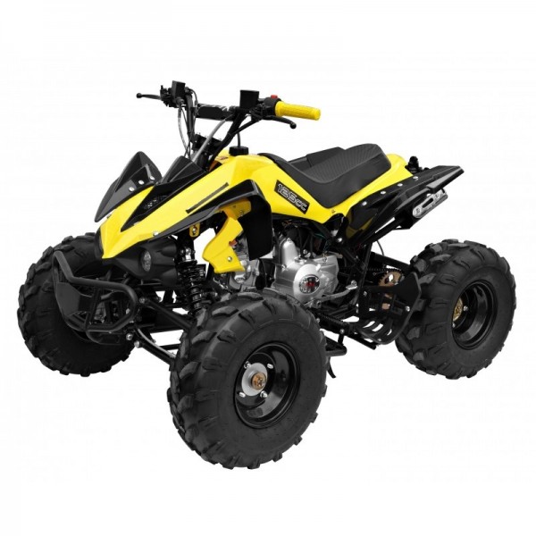 Myts 125cc Quad ATV Bike With Reverse For Kids - Yellow