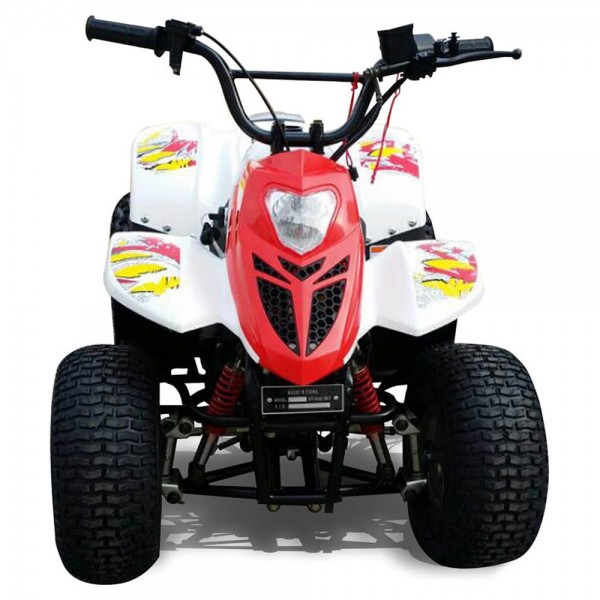 Kids Pro 80cc Fully Automatic Atv Quad Bike - White