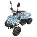 Off Road 110cc Quad Bike Camouflage Black/Blue