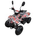 Off Road 110cc Quad Bike Camouflage Black/Red