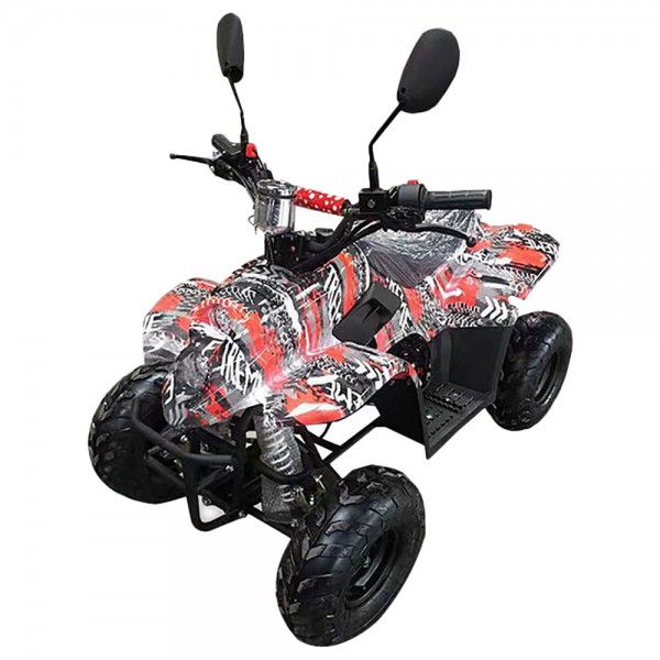 Off Road 110cc Quad Bike Camouflage Black/Red