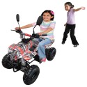 Off Road 110cc Quad Bike Camouflage Black/Red