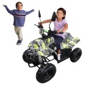 Off Road 110cc Quad Bike Camouflage Black/Yellow