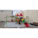 Myts Zootopia Playground with 2 slides , 3 swings and monkey bar