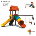 Myts Mini Playground with 2 slides and 3 swings