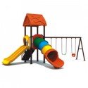 Myts Mini Playground with 2 slides and 3 swings