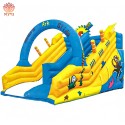 Myts Inflatable Marine Park Tall Bouncy Castle Double Slide