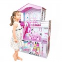 Wooden Cozy Cottage Pretty Girls Doll House