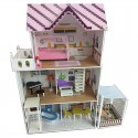 Wooden Doll Family Mansion