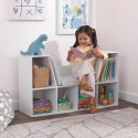 Kidkraft - Bookcase W/ Reading Nook - White