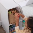 Kidkraft - Bookcase W/ Reading Nook - White