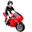 MYTS Mini Pocket Ninja Dirt Bike for kids Red