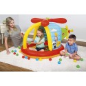 Bestway Fisher-Price Helicopter Pit, Inflatable Kids Centre with Multi-Coloured Play Balls