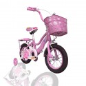 Bicycle Girls 12 Inch Stylish Double seat Light Pink