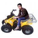 Myts 150CC Atv Quad Bike With Reverse & Carrier Yellow