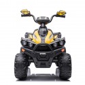 Myts Kids Quad Atv 12V Electric Bike Yellow