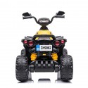 Myts Kids Quad Atv 12V Electric Bike Yellow