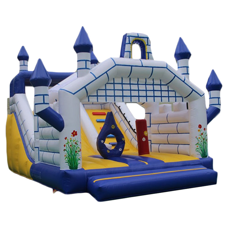 Buy Myts Snowy White Inflatable Playground Bounce House online for Kids